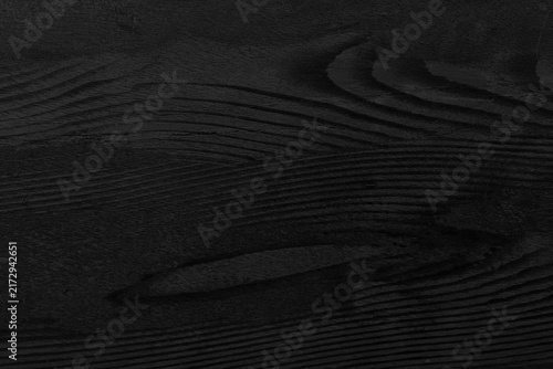Konstfotografi Black wood grain texture surface and dark wooden panel wall background