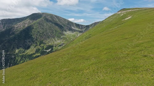 Green Ridge Reveal Beside Plescoaia Peak