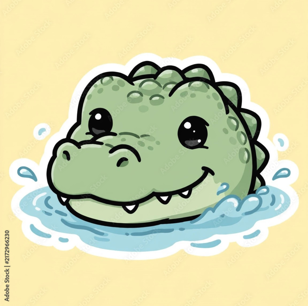 Naklejka premium Crocodile icon