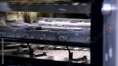 The printing process in a modern printing house