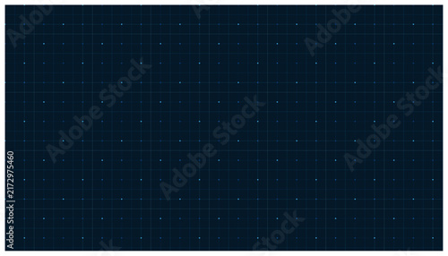Futuristic cyan cyber grid layout with glowing intersection points for data visualization.
