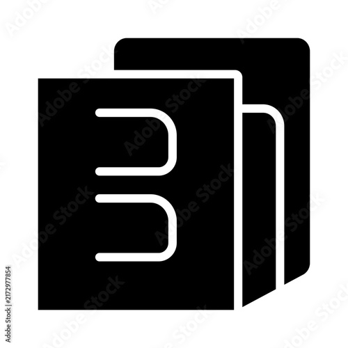 Archive Glyph Icon – Storage Box Symbol