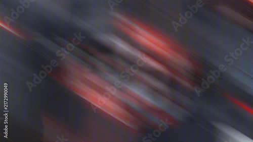 Abstract motion blur background, with dark grey, and vibrant red, diagonal streaks of light