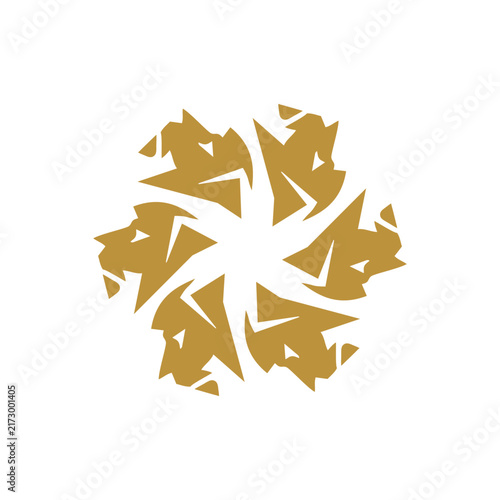 Abstract Circle Logo Icon VEctor