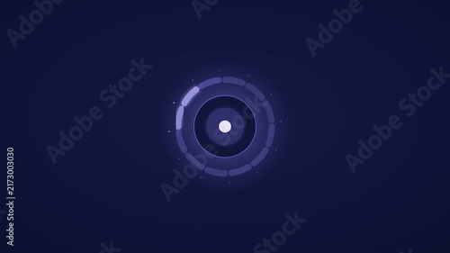Voice assistant wake ring with a segmented listening sweep