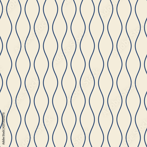 Tatewaku seamless pattern, Japanese traditional rising steam motif, undulating vertical wave lines vector background for kimono textile and wallpaper