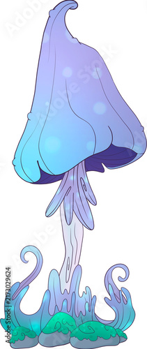 fantasy magic mushroom