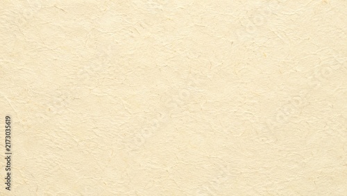 Off White Handmade Fibrous Paper Texture Background Light Cream Mulberry Washi Paper Surface Fine Fibers Full Frame Blank Canvas Backdrop for Design
