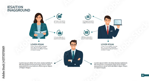 Fintech Innovation and Growth business presentation slide. Digital banking, mobile payment, and cryptocurrency icons. Financial technology stock vector concept.