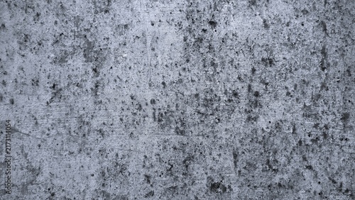 Foto Dark gray concrete wall texture with dense weathering, rough grain, and irregular stains, ideal for dramatic monochrome backgrounds, grunge artwork, and industrial concepts