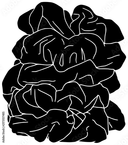 silk illustration fashion silhouette accessory logo elastic icon fabric outline scrunchie satin accessories feminine hairstyle elegant trendy textile stylish shape for vector graphic background