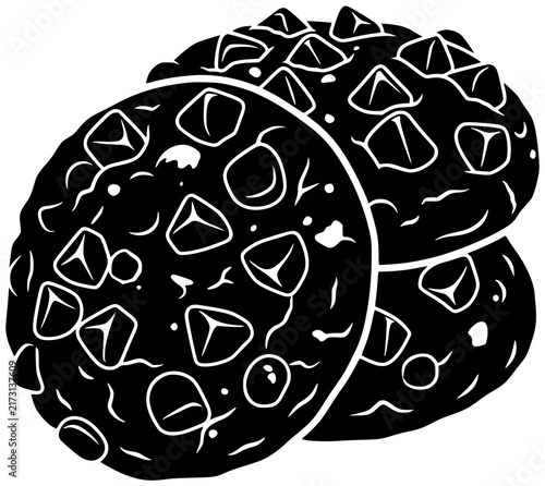 dessert illustration sweet silhouette food logo snack icon cookie outline bakery biscuit sugar delicious pastry tasty baked homemade treat shape and vector graphic background