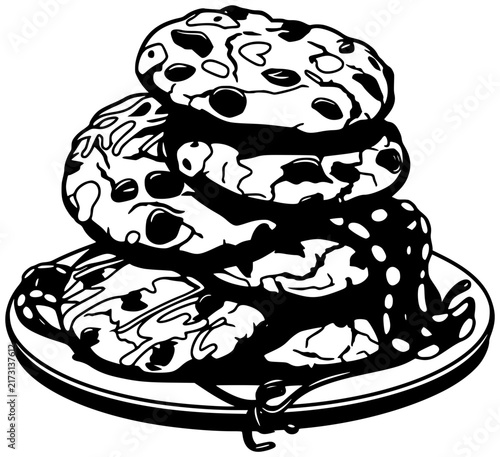 dessert illustration sweet silhouette food logo snack icon cookie outline bakery biscuit sugar delicious pastry tasty baked homemade treat shape and vector graphic background