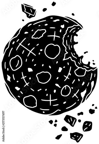 dessert illustration sweet silhouette food logo snack icon cookie outline bakery biscuit sugar delicious pastry tasty baked homemade treat shape and vector graphic background