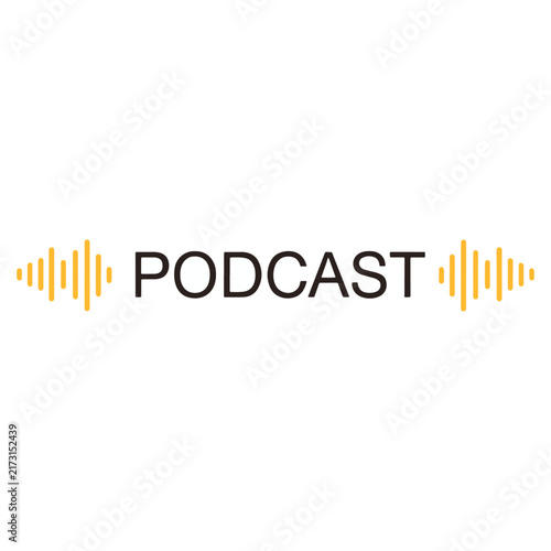 podcast business logo design.