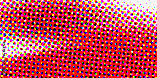 фотографія Abstract colorful pattern a vibrant display of interwoven dots and lines