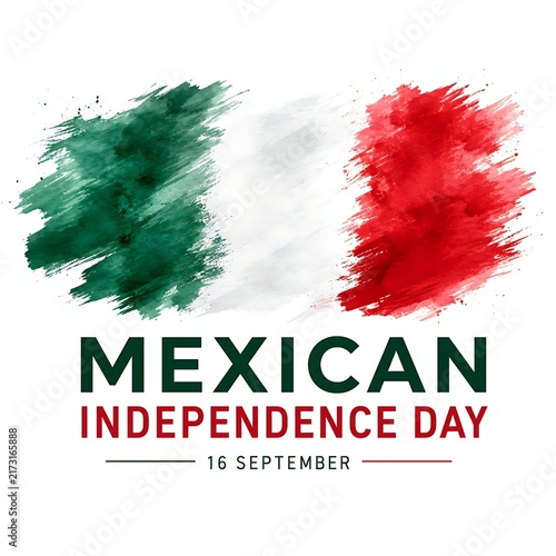 Mexican independence day vibrant design