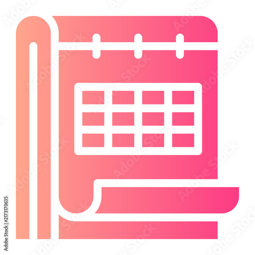 calendar gradient icon