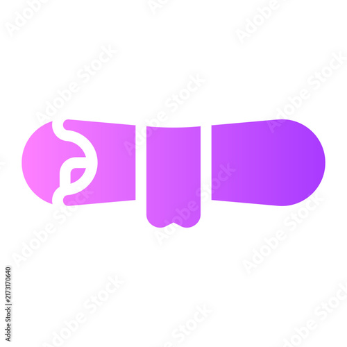 certificate gradient icon