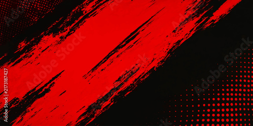 Abstract Red Grunge Background Vector with Distressed Texture, Vintage Paint, Aged Paper Pattern and Dark Dirty Wall Effect for Wallpaper, Backdrop and Graphic Design