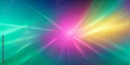 Abstract Colorful Sunburst Background with Vibrant Light Rays, Glowing Energy, Bright Blue Sky Tones, Dynamic Motion and Modern Vector Design for Wallpaper and Backdrop