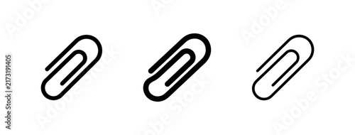 Photography Paperclip icon set