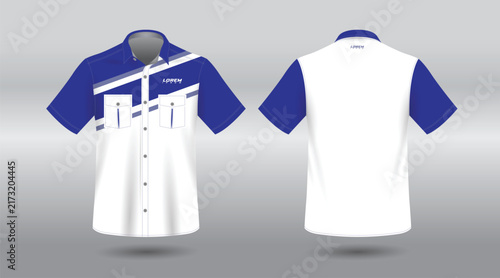professional men’s short sleeve work shirt