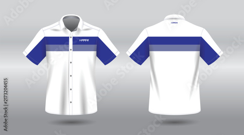 professional men’s short sleeve work shirt