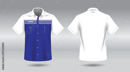 professional men’s short sleeve work shirt