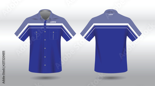 professional men’s short sleeve work shirt