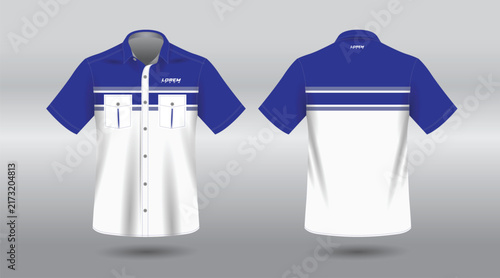 professional men’s short sleeve work shirt