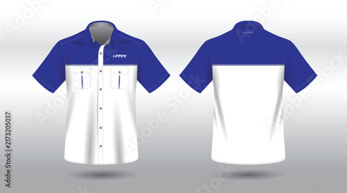 professional men’s short sleeve work shirt