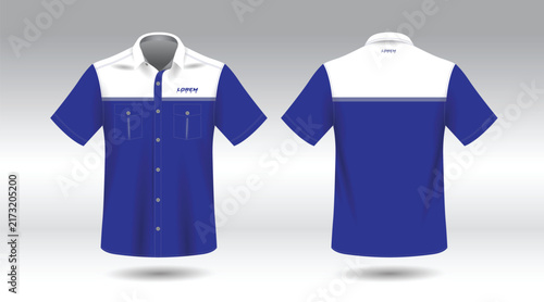 professional men’s short sleeve work shirt