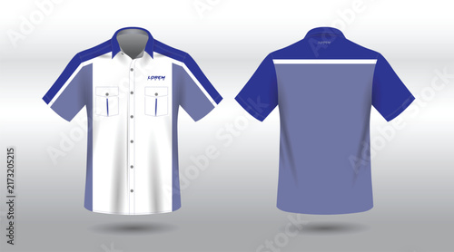 professional men’s short sleeve work shirt