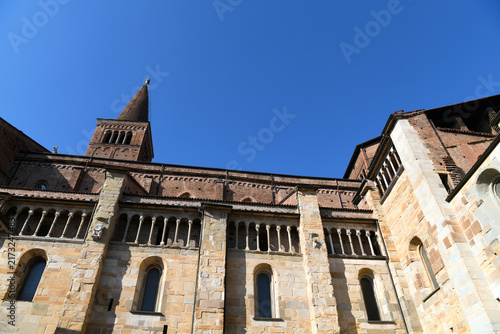 Cuadro en lienzo The Piacenza Cathedral (Cathedral of Santa Maria Assunta and Santa Giustina) is