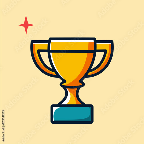 Simple trophy vector