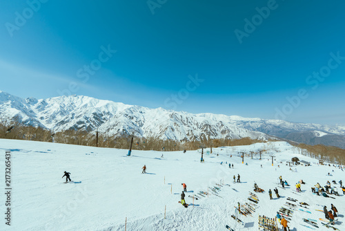 Ski resort, Hakuba Village, Nagano Prefecture