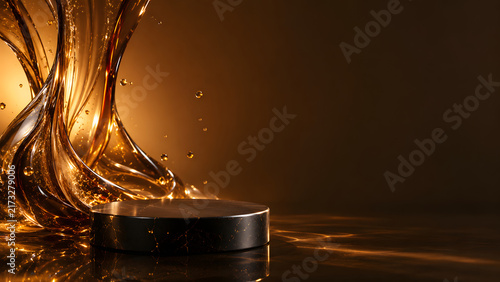 hair serum advertising background