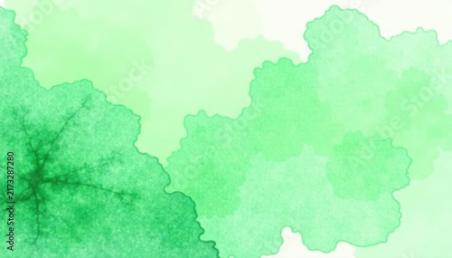 Subtle green watercolor stains, delicate texture , floral, paper, design