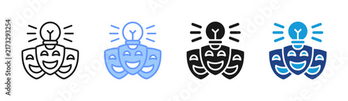 Manipulation icon set multiple style collection