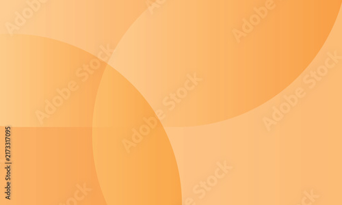Abstract orange background, minimalist geometric curve gradient, warm peach and yellow fluid circle shapes, modern banner for business presentation, vector illustration