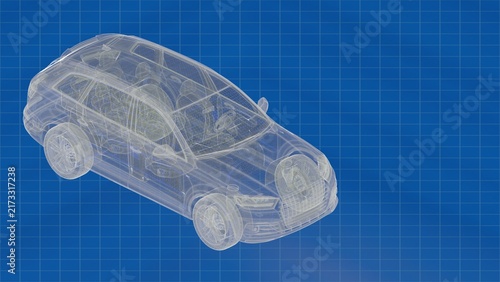 Car Blueprint Design