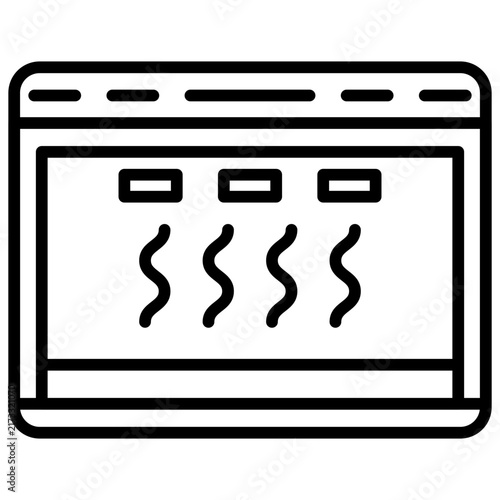 Oven Line Icon