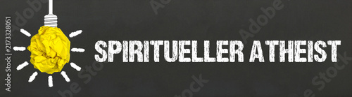 Bild auf Leinwand Spiritueller Atheist