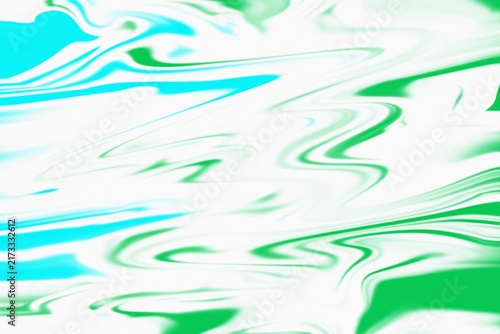 Fotografía Abstract Green and Blue Water Reflection Background for Design and Art