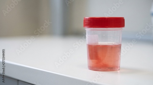Hematuria Blood in Urine Medical Awareness Close-Up