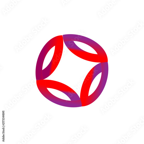 : Colorful Circular Abstract Logo