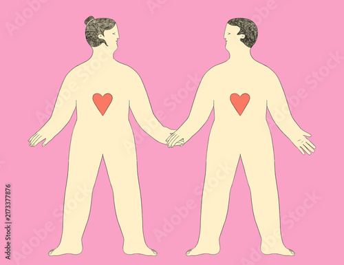 Lovers Holding Hands