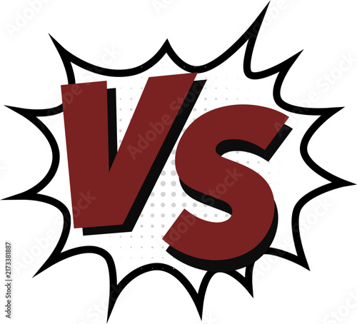 Dynamic VS Versus Battle Graphic Element