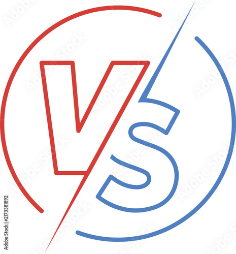 Dynamic VS Versus Battle Graphic Element